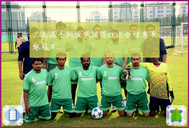 广西选手阮俊华摘得残运会特奥滚球冠军